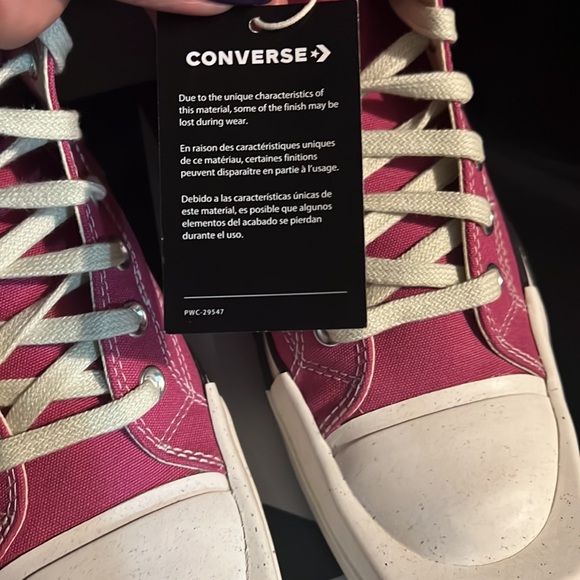 SOLD::ConversexDrkshdw Rick Owens laceless Sneaker NWT men’s 9.5 wmns 11.5 pink - Picture 5 of 11